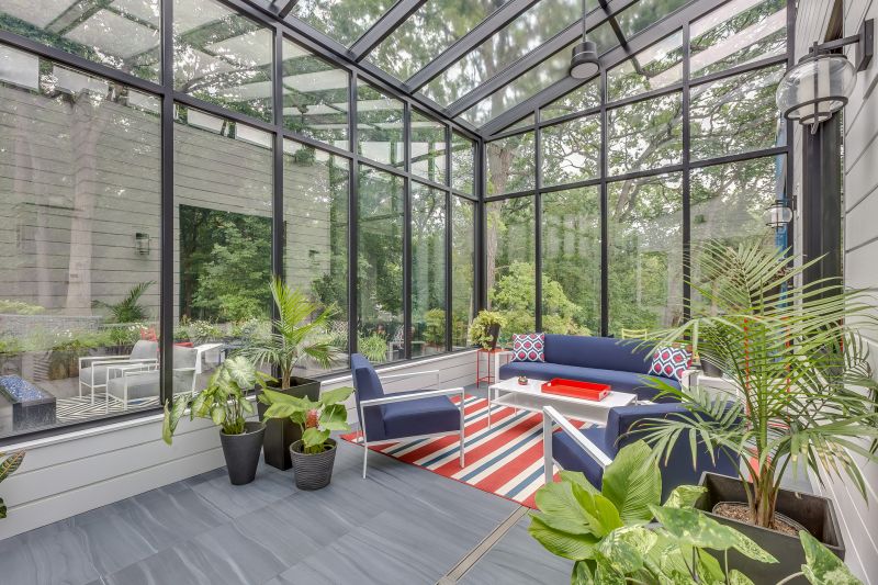 Sunroom with Garden Access