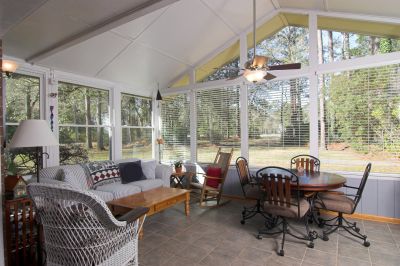 Completed Sunroom with View
