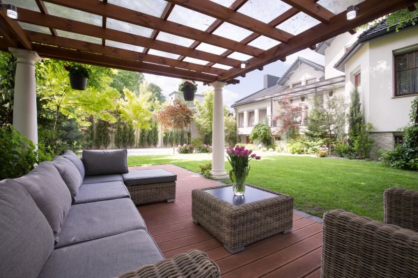 Covered Patio Setup